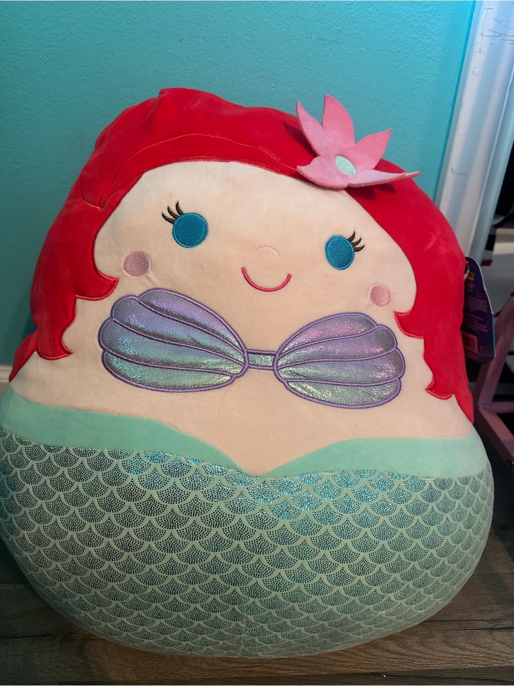 NWT DISNEY Squishmallows Ariel Large Plush